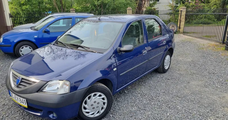 samochody osobowe Dacia Logan cena 6300 przebieg: 136700, rok produkcji 2006 z Zelów